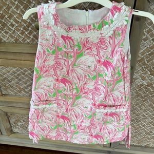 EUC Lilly Pulitzer Dress size 3 Flamingo